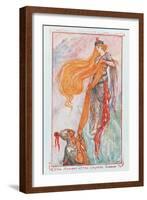 "The Ascent of the Crystal Tower", Illustration to 'Zouluisia' from One of the Coloured Fairy…-Henry Justice Ford-Framed Giclee Print