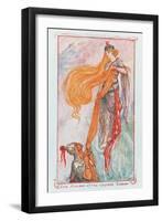 "The Ascent of the Crystal Tower", Illustration to 'Zouluisia' from One of the Coloured Fairy…-Henry Justice Ford-Framed Giclee Print