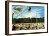 The Ascent of the Montgolfier Balloon at Aranjuez, circa 1764-Antonio Carnicero-Framed Giclee Print