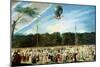 The Ascent of the Montgolfier Balloon at Aranjuez, circa 1764-Antonio Carnicero-Mounted Giclee Print