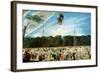 The Ascent of the Montgolfier Balloon at Aranjuez, circa 1764-Antonio Carnicero-Framed Giclee Print