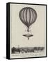 The Ascent of the Nassau Balloon with Parachute Attached, 24 July 1837-null-Framed Stretched Canvas