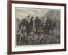 The Ascent of Vesuvius, Tourists at the Foot of the Cone-J.M.L. Ralston-Framed Giclee Print