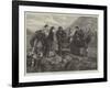 The Ascent of Vesuvius, Tourists at the Foot of the Cone-J.M.L. Ralston-Framed Giclee Print