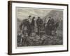 The Ascent of Vesuvius, Tourists at the Foot of the Cone-J.M.L. Ralston-Framed Giclee Print