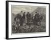 The Ascent of Vesuvius, Tourists at the Foot of the Cone-J.M.L. Ralston-Framed Giclee Print