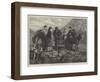 The Ascent of Vesuvius, Tourists at the Foot of the Cone-J.M.L. Ralston-Framed Giclee Print