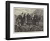 The Ascent of Vesuvius, Tourists at the Foot of the Cone-J.M.L. Ralston-Framed Giclee Print