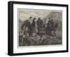 The Ascent of Vesuvius, Tourists at the Foot of the Cone-J.M.L. Ralston-Framed Giclee Print