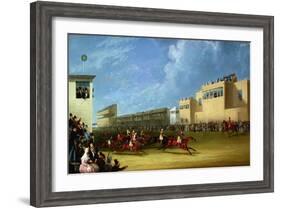 The Ascot Gold Cup, 1834-James Pollard-Framed Giclee Print