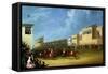 The Ascot Gold Cup, 1834-James Pollard-Framed Stretched Canvas