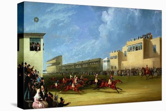 The Ascot Gold Cup, 1834-James Pollard-Stretched Canvas