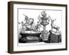 The Ascot Prize Plate, 1875-null-Framed Giclee Print