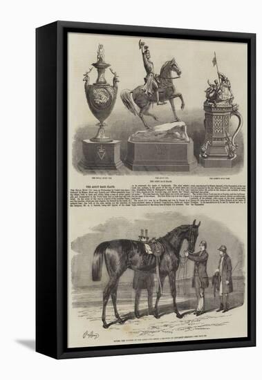 The Ascot Race Plate-Benjamin Herring-Framed Stretched Canvas