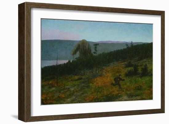 The Ash Lad and the Troll-Theodor Kittelsen-Framed Giclee Print