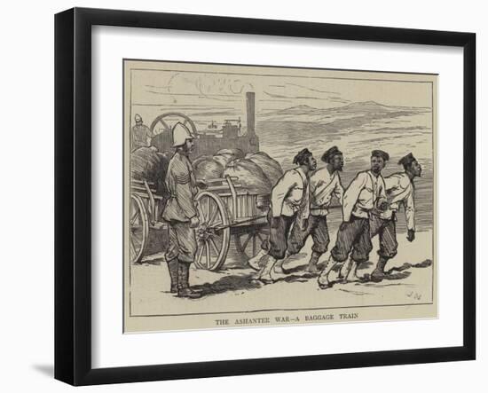 The Ashantee War, a Baggage Train-Joseph Nash-Framed Giclee Print