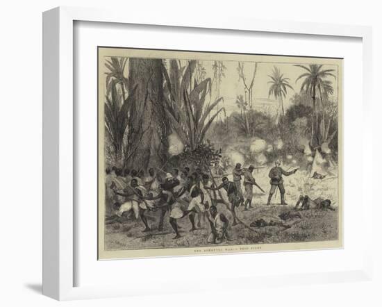 The Ashantee War, a Bush Fight-Joseph Nash-Framed Giclee Print