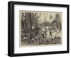 The Ashantee War, a Bush Fight-Joseph Nash-Framed Giclee Print