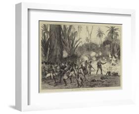 The Ashantee War, a Bush Fight-Joseph Nash-Framed Giclee Print