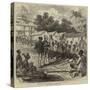 The Ashantee War, Arrivals at the North Gate, Cape Coast Castle-null-Stretched Canvas