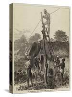 The Ashantee War, Fixing Telegraph Wires on the Road to the Prah-null-Stretched Canvas