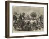 The Ashantee War, Lord Gifford and Advance Scouts Storming a Village-null-Framed Giclee Print