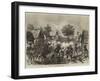 The Ashantee War, Lord Gifford and Advance Scouts Storming a Village-null-Framed Giclee Print