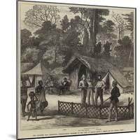 The Ashantee War, Newspaper Correspondents' Quarters in the Camp at Prah-Su-null-Mounted Giclee Print
