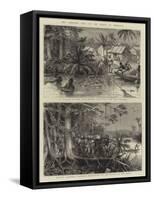 The Ashantee War, on the March to Coomassie-null-Framed Stretched Canvas