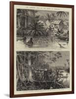 The Ashantee War, on the March to Coomassie-null-Framed Giclee Print