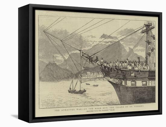 The Ashantee War, on the Road Out, the Island of St Vincent-null-Framed Stretched Canvas