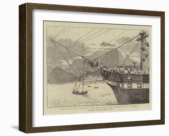 The Ashantee War, on the Road Out, the Island of St Vincent-null-Framed Giclee Print