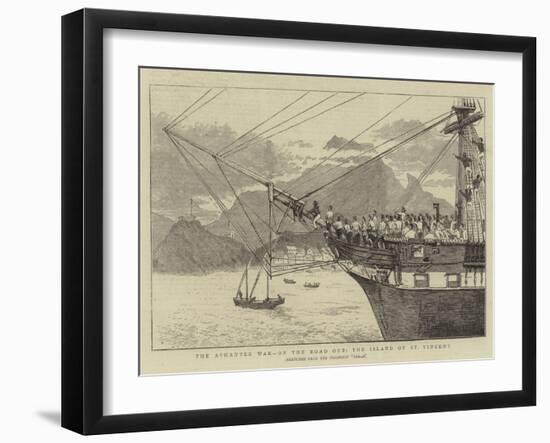 The Ashantee War, on the Road Out, the Island of St Vincent-null-Framed Giclee Print