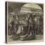 The Ashantee War, Paying the Fantee Women Carriers at Cape Coast Castle-null-Stretched Canvas