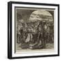 The Ashantee War, Paying the Fantee Women Carriers at Cape Coast Castle-null-Framed Giclee Print