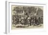 The Ashantee War, Sir Garnet Wolseley Receiving News from the Front-null-Framed Giclee Print