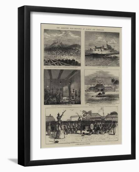 The Ashantee War, Sketches at Elmina and Coomassie-William Henry James Boot-Framed Giclee Print