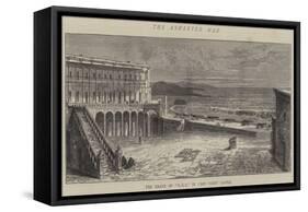 The Ashantee War, the Grave of L E L in Cape Coast Castle-William Henry James Boot-Framed Stretched Canvas