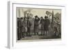 The Ashantee War, the Return Home, Sir Garnet Wolseley Landing at Portsmouth-null-Framed Giclee Print