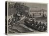 The Ashantee War, Transhipping Stores from a Troop Ship to Surf Boats Off Cape Coast Castle-null-Stretched Canvas
