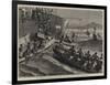 The Ashantee War, Transhipping Stores from a Troop Ship to Surf Boats Off Cape Coast Castle-null-Framed Giclee Print