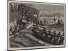 The Ashantee War, Transhipping Stores from a Troop Ship to Surf Boats Off Cape Coast Castle-null-Mounted Premium Giclee Print