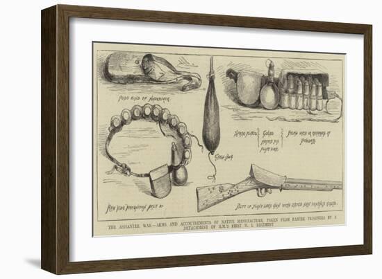 The Ashantee War-null-Framed Giclee Print