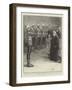 The Ashanti Expedition, Inspection of the Scots Guards Detachment by the Queen-Henry Marriott Paget-Framed Giclee Print