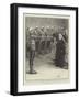 The Ashanti Expedition, Inspection of the Scots Guards Detachment by the Queen-Henry Marriott Paget-Framed Giclee Print