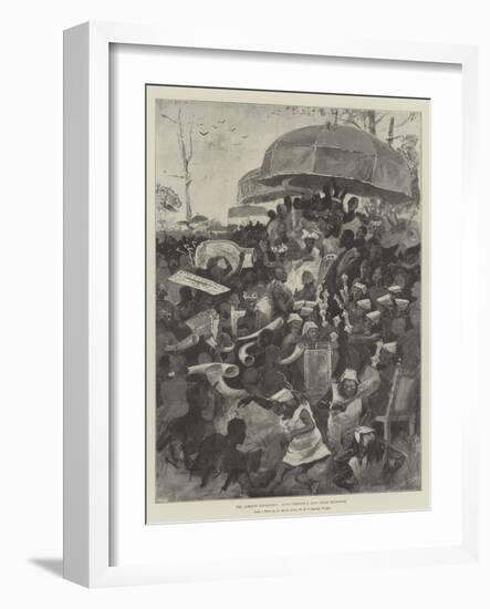 The Ashanti Expedition, King Prempeh's Last State Reception-Henry Charles Seppings Wright-Framed Giclee Print