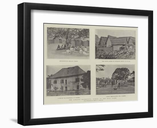 The Ashanti Expedition, Scenes on the Gold Coast-null-Framed Giclee Print