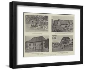 The Ashanti Expedition, Scenes on the Gold Coast-null-Framed Giclee Print