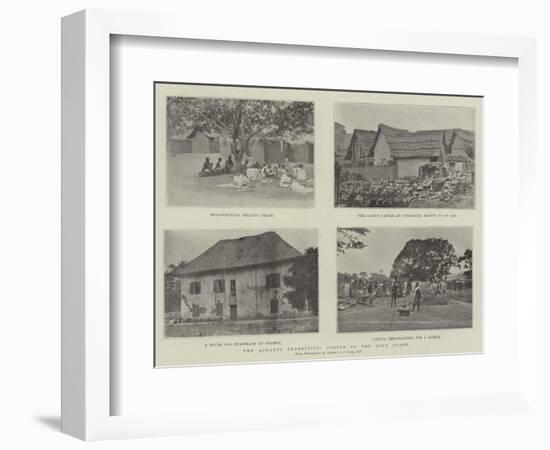 The Ashanti Expedition, Scenes on the Gold Coast-null-Framed Giclee Print