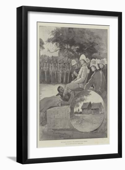 The Ashanti Expedition, the Submission of King Prempeh-Henry Charles Seppings Wright-Framed Giclee Print